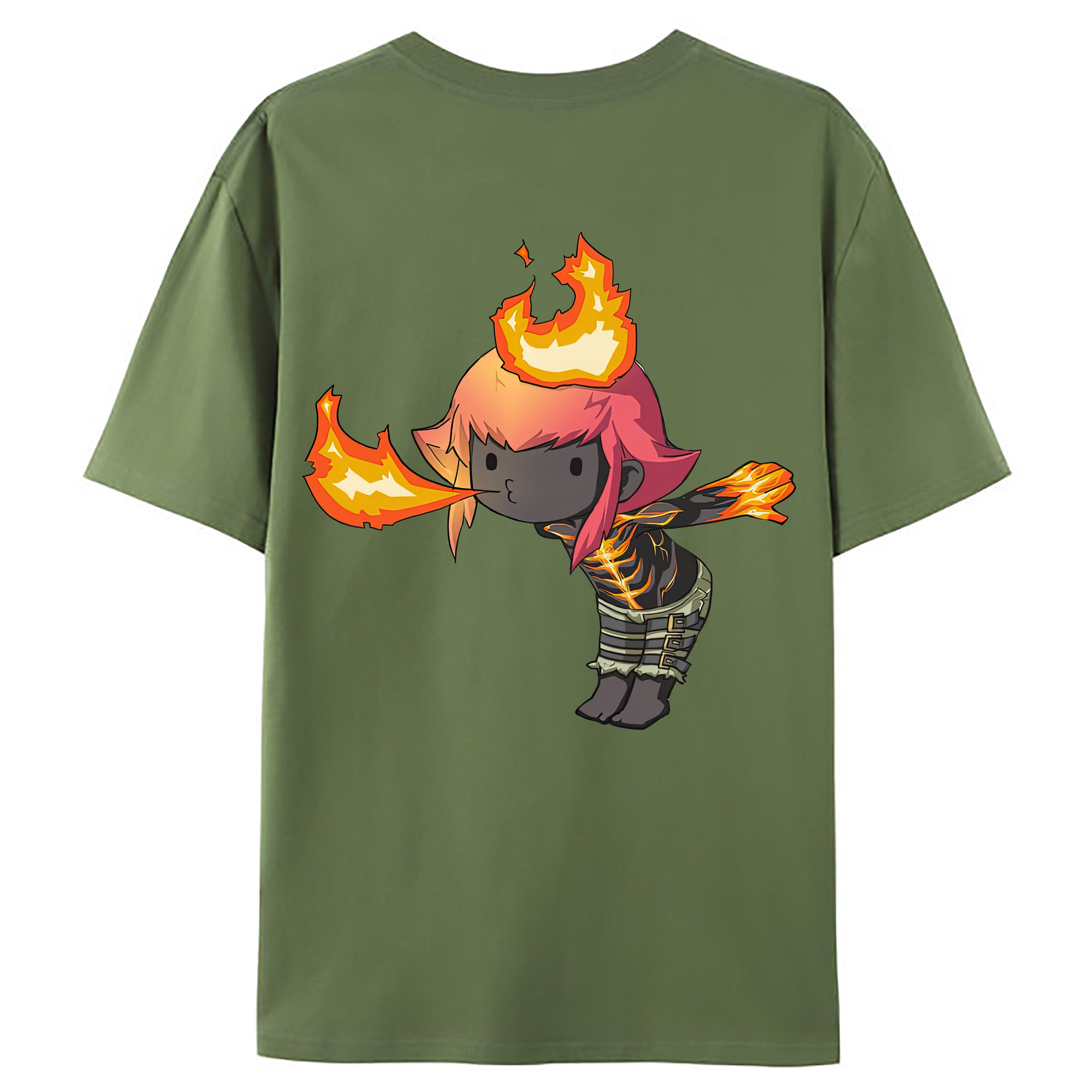 （画像用） リーグ・オブ・レジェンド League of Legends LOL 綿100％ メンズ半袖Tシャツ（バックプリント） 通気性